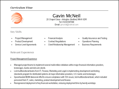 Great resume web pages